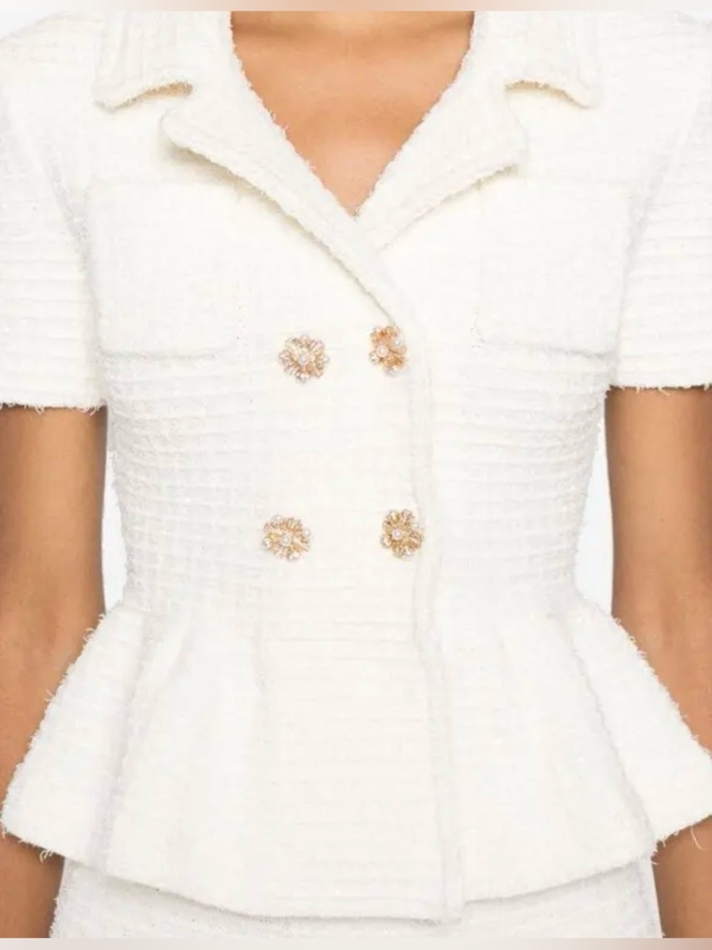Self Portrait Knit Top L